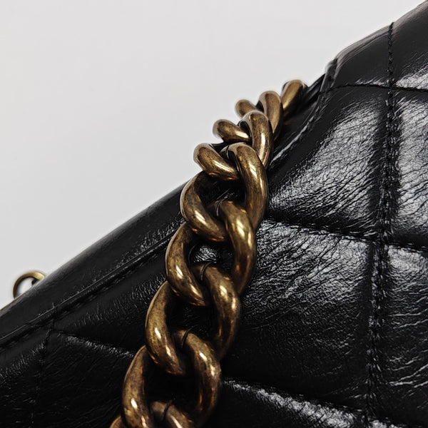 PREFECT EDGE Quilted Calfskin Black