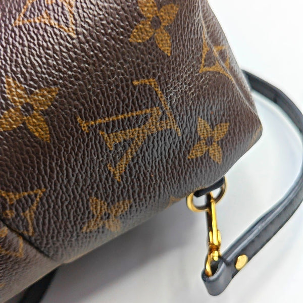 PALM SPRINGS Mini Monogram Coated Canvas Brown