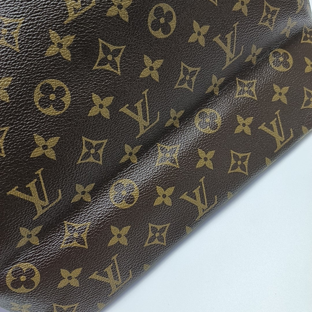 IENA PM Monogram Coated Canvas Brown