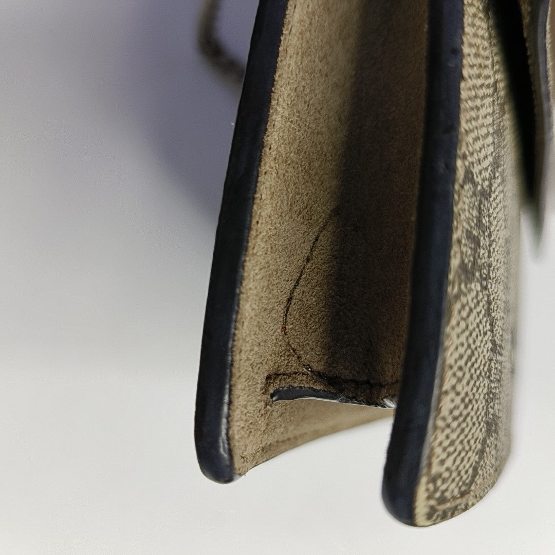 Dionysus Super Mini Monogram Coated Canvas Beige