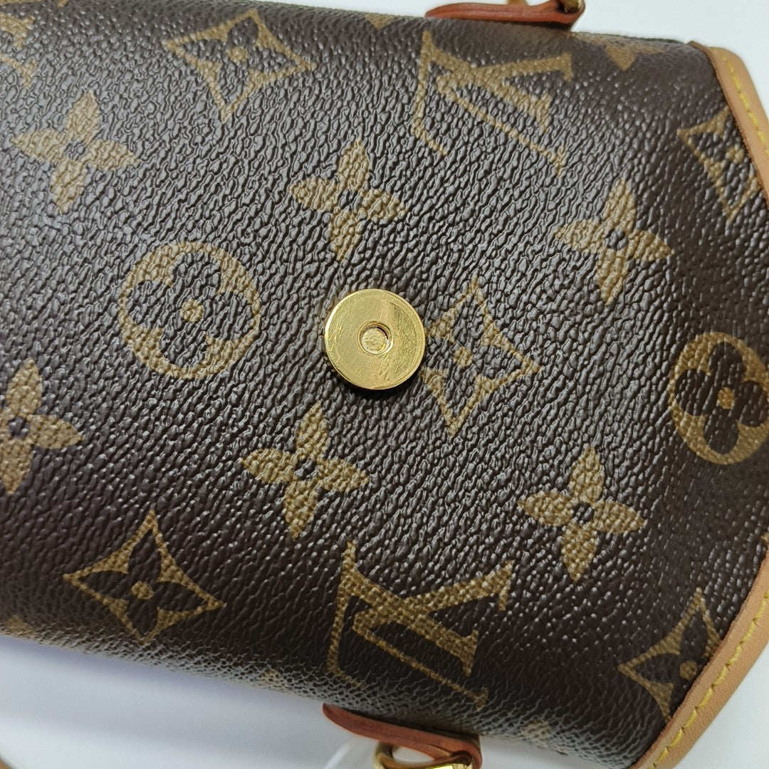 FOLD ME Monogram Coated Canvas Brown