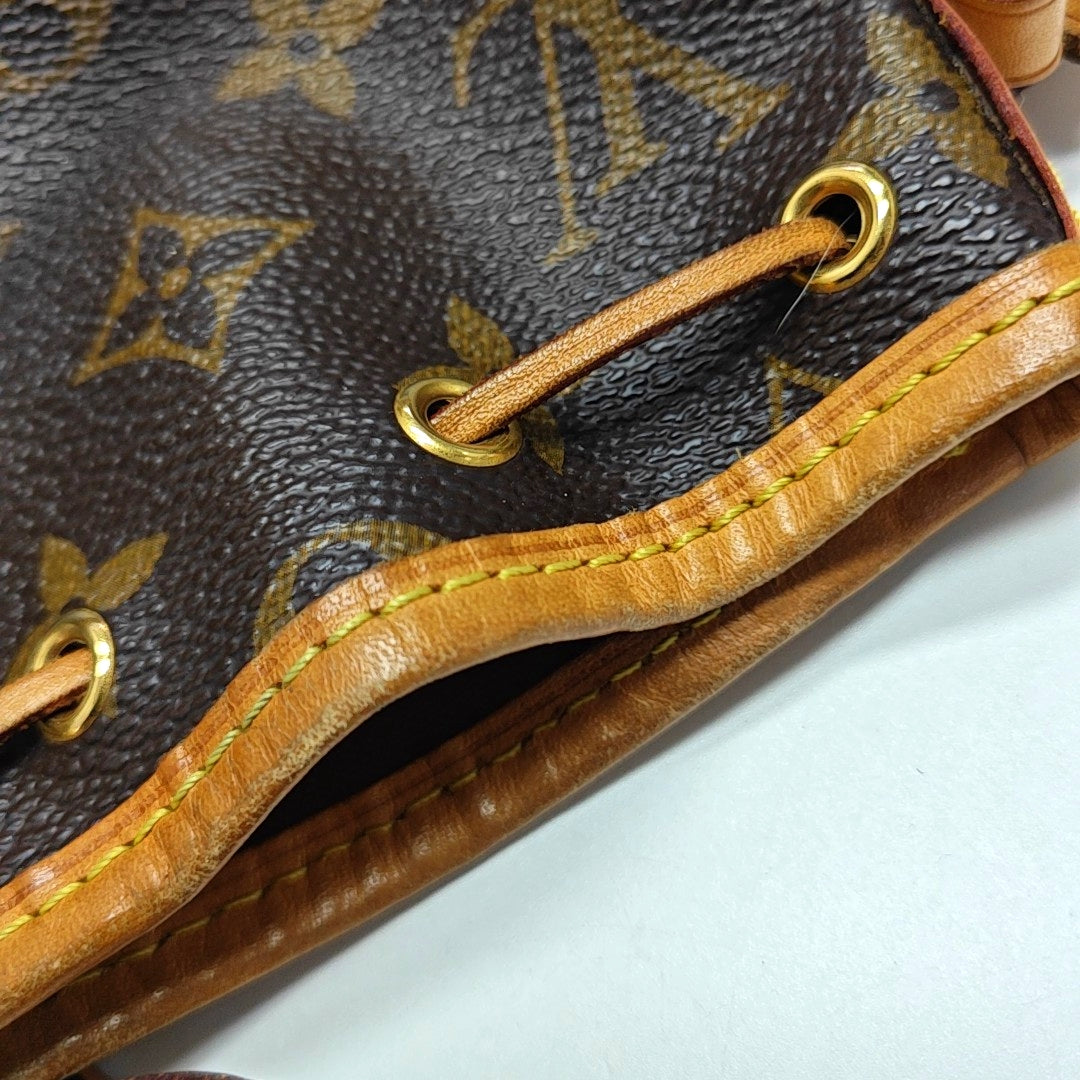 NÉONOÉ Nano Lona Revestida Monogram Marrón