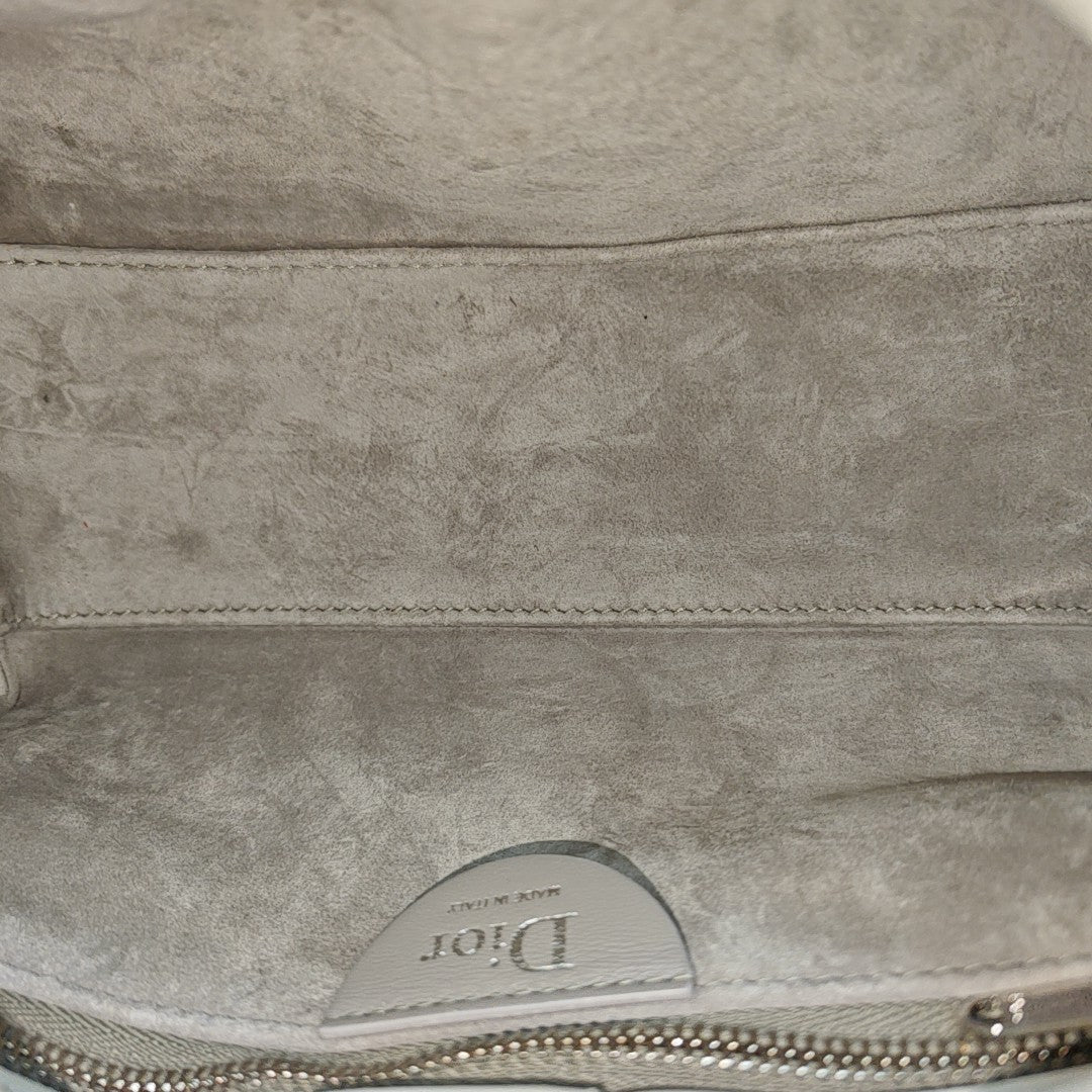 Dior Bow Small Lambskin White