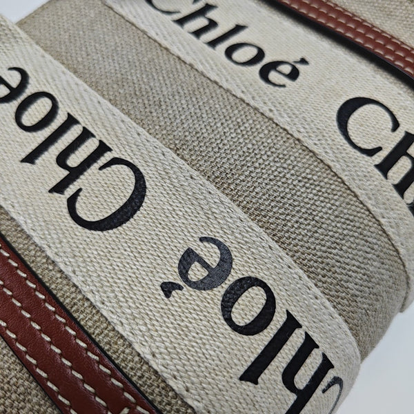 Woody Mini Fabric Beige