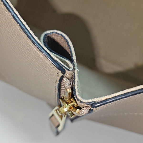 Hammock Small Calfskin Beige