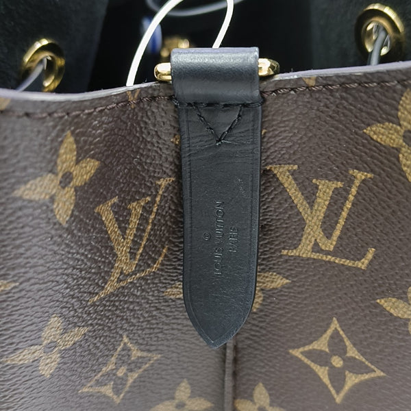 NÉONOÉ MM Monogram Coated Canvas Brown