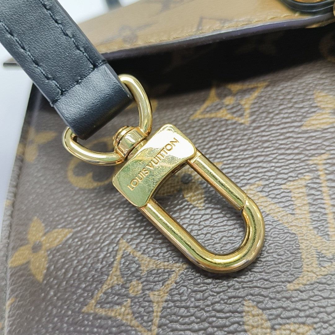 EDEN Monogram Coated Canvas Brown