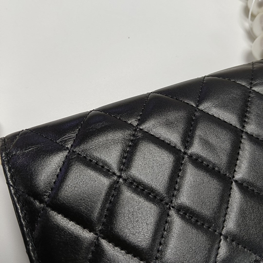 WOC Quilted Calfskin Black