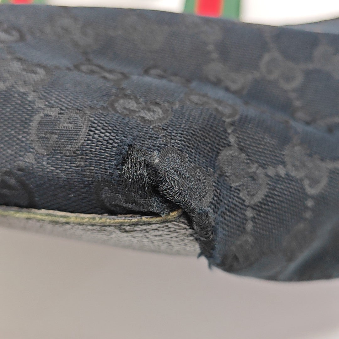 Monogram Canvas Tote Bag Black