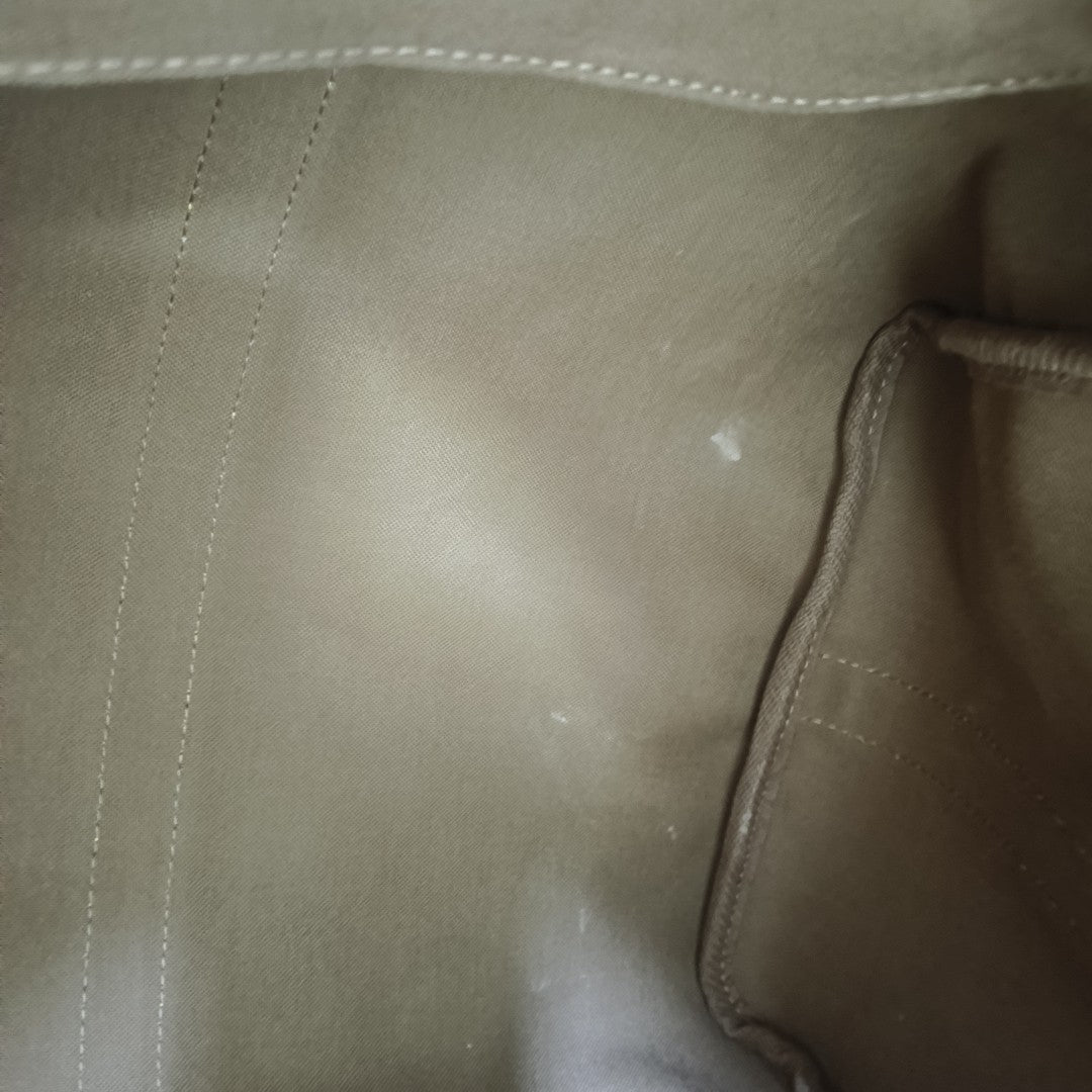 KEEPALL 45 Monogram Coated Canvas Brown