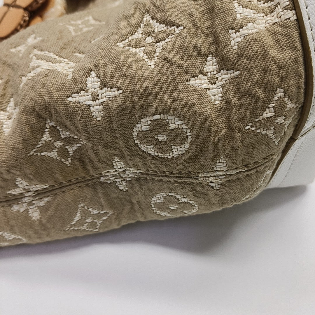 SABBIA BESACE Monogram Canvas Brown