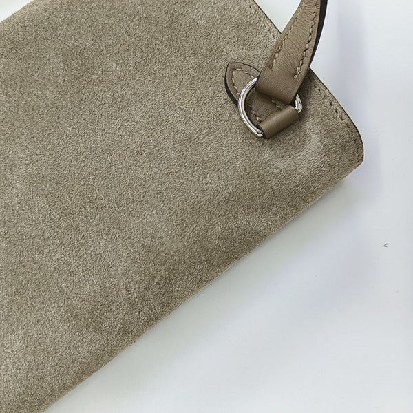Suede Shoulder Bag Gray