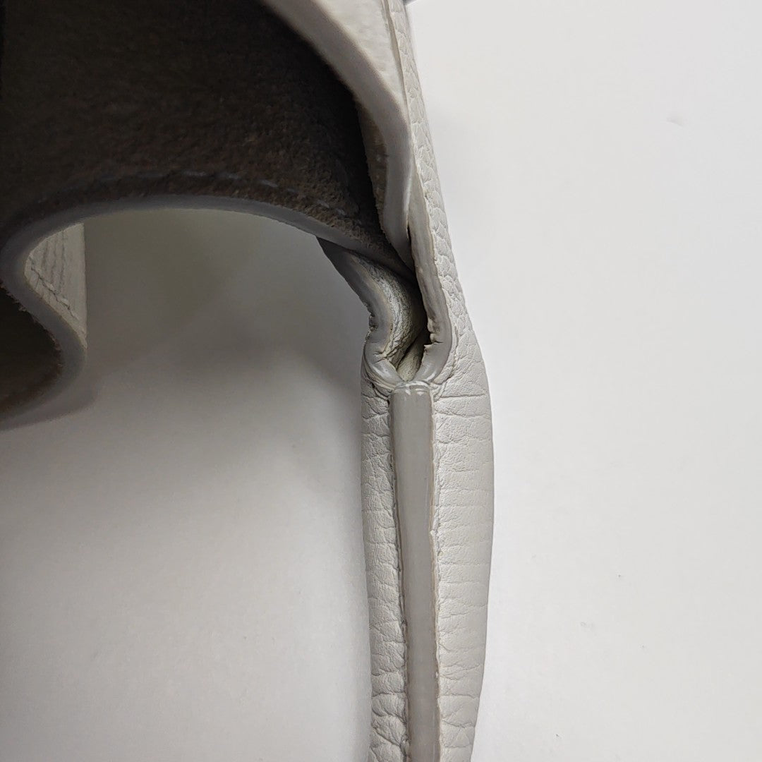 BIG BAG Nano Calfskin White
