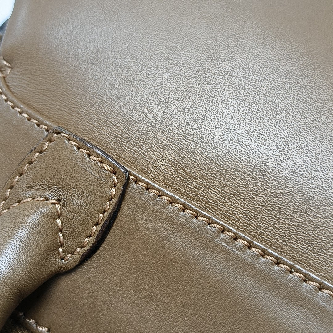 Calfskin Tote Bag Brown