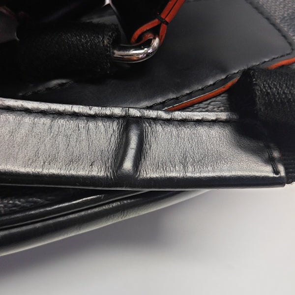 JOSH Damier Graphite Coated Canvas Gray