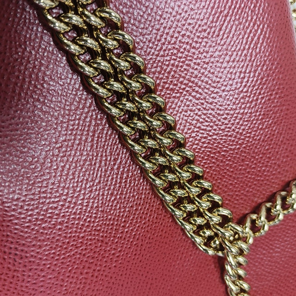 Ginny Mini Calfskin Red