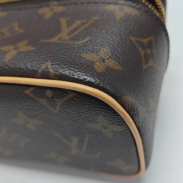NICE Super Mini Monogram Coated Canvas Brown