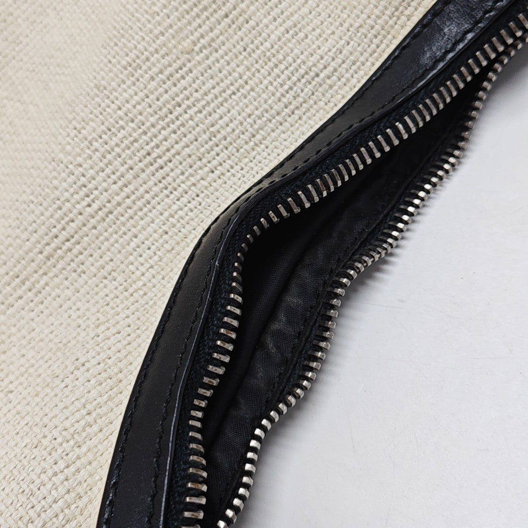 Fabric Shoulder Bag White