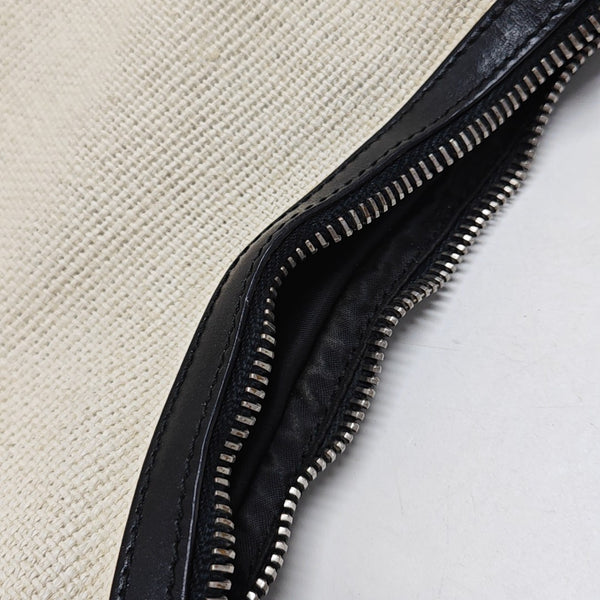Fabric Shoulder Bag White