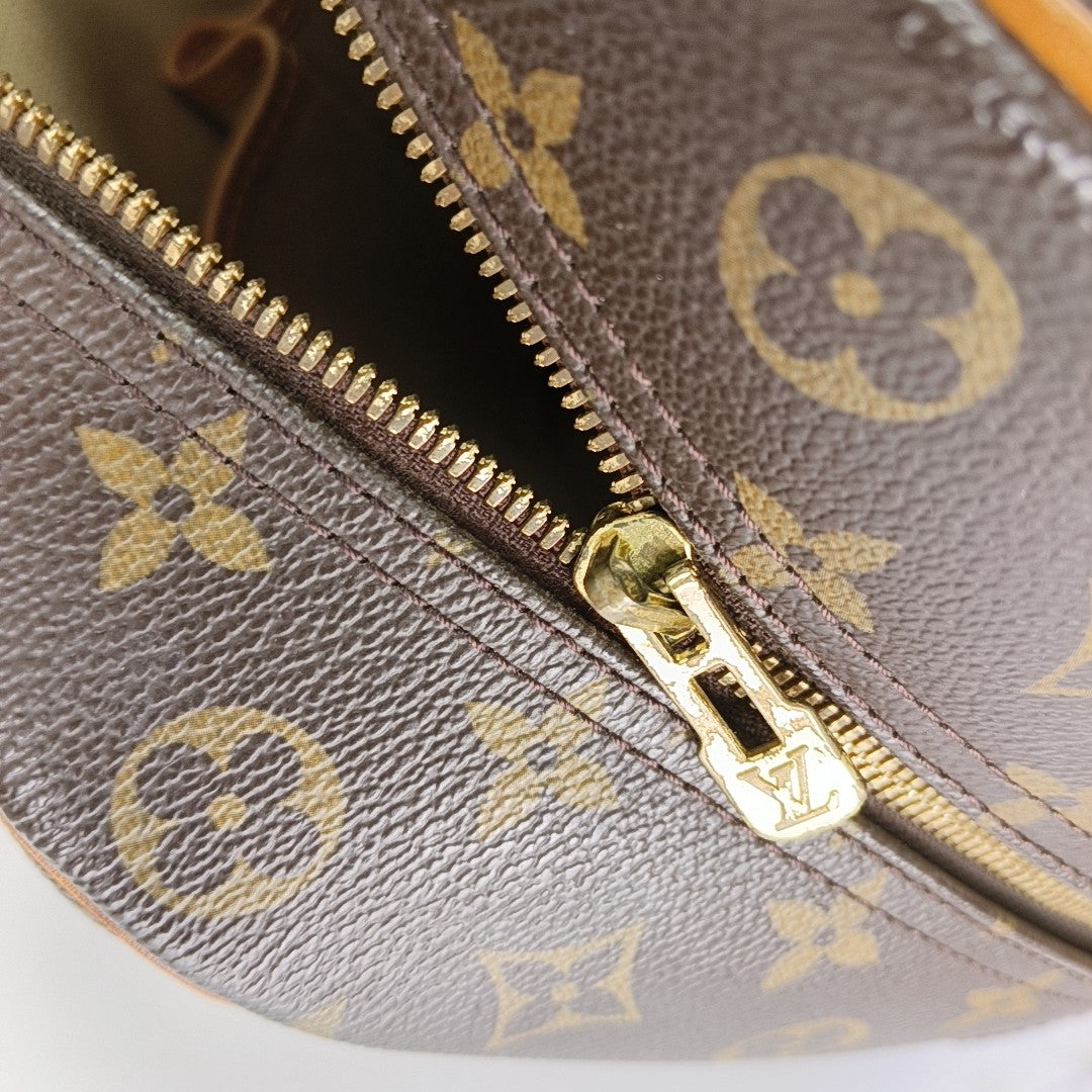 DEAUVILLE GM Monogram Coated Canvas Brown