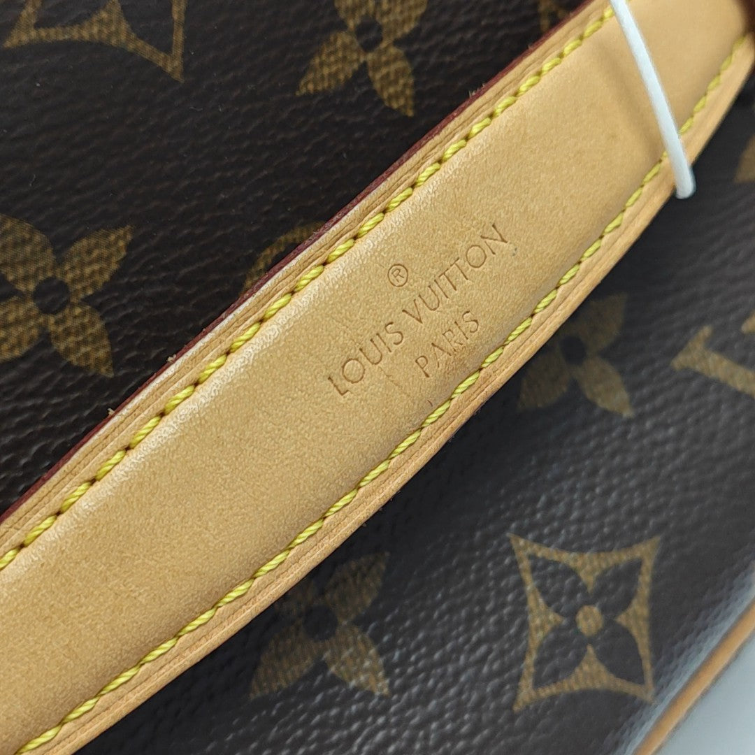 NICE Mini Monogram Coated Canvas Brown