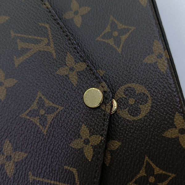 FÉLICIE Monogram Coated Canvas Brown