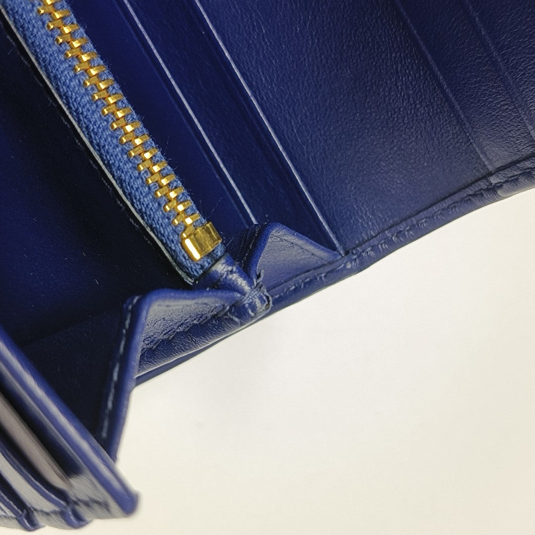 Fabric Wallet Blue