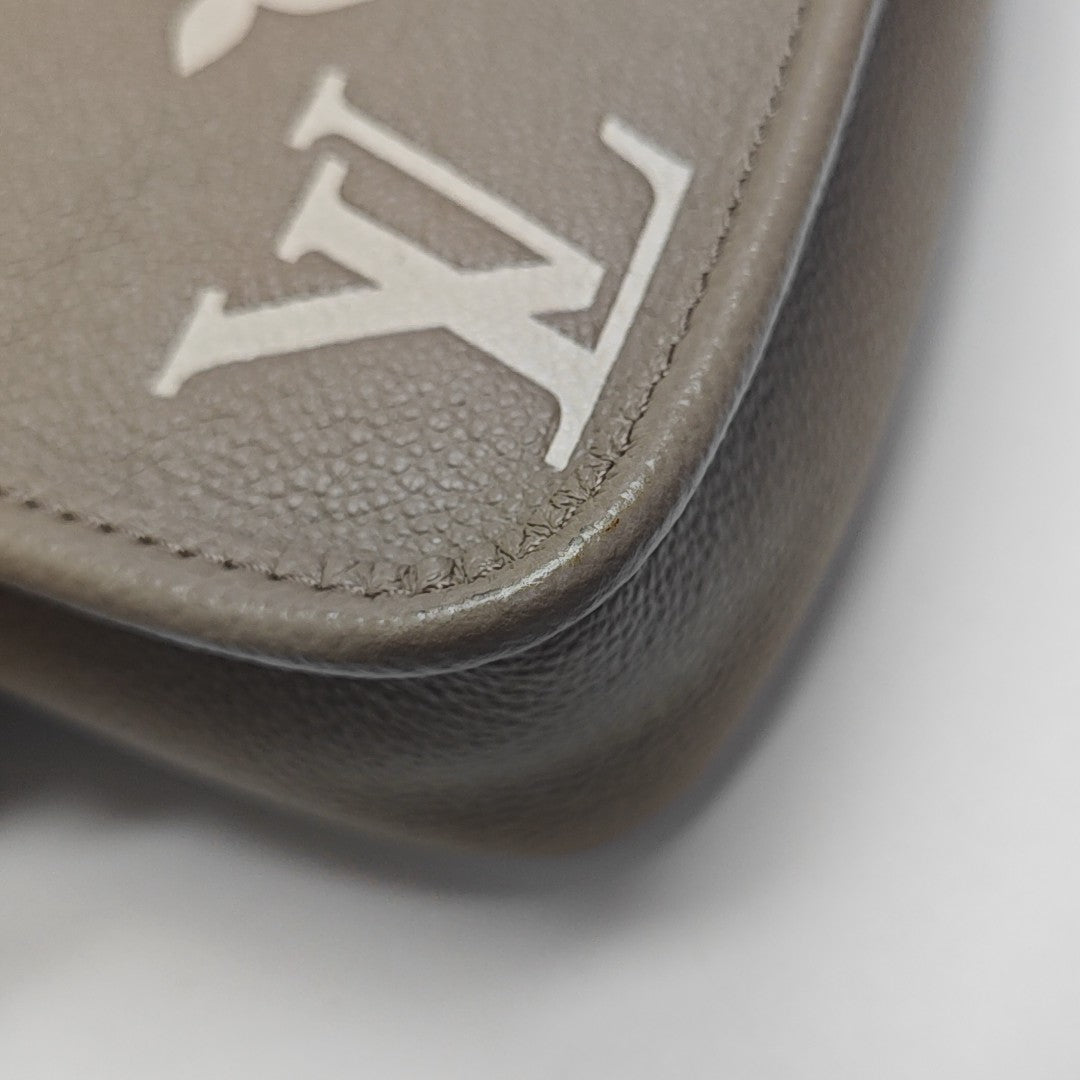 DIANE Nano Monogram Calfskin Gray
