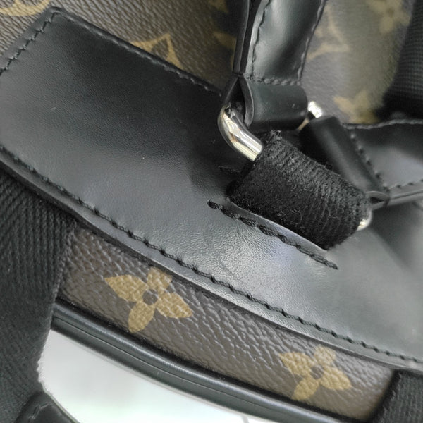 JOSH Monogram Coated Canvas Brown