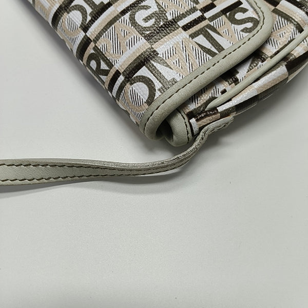 Coated Canvas Top Handle Bag Multicolor