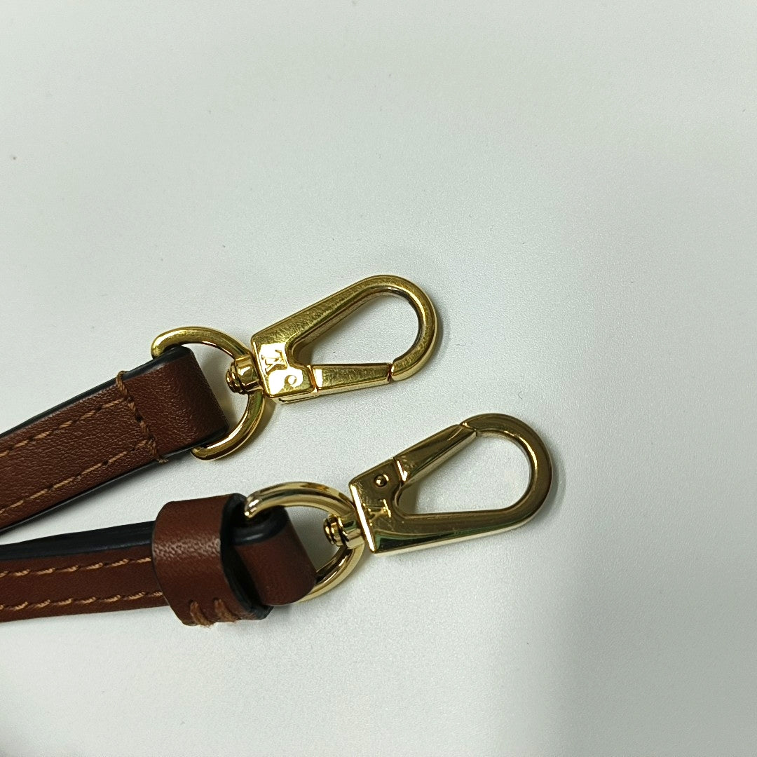 LOCKY BB Monogram Coated Canvas Brown