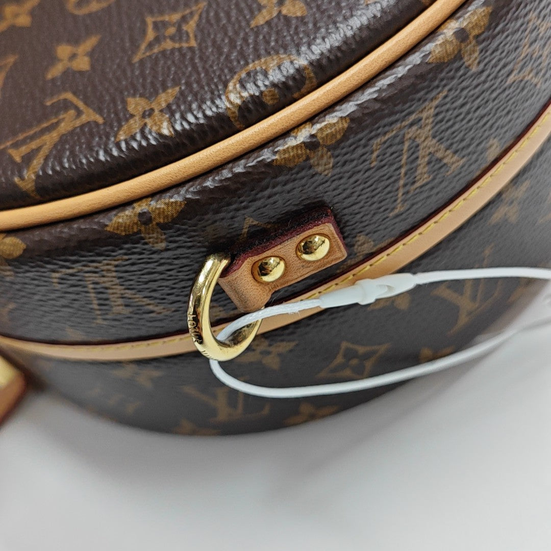 BOITE CHAPEAU PM Monogram Coated Canvas Brown