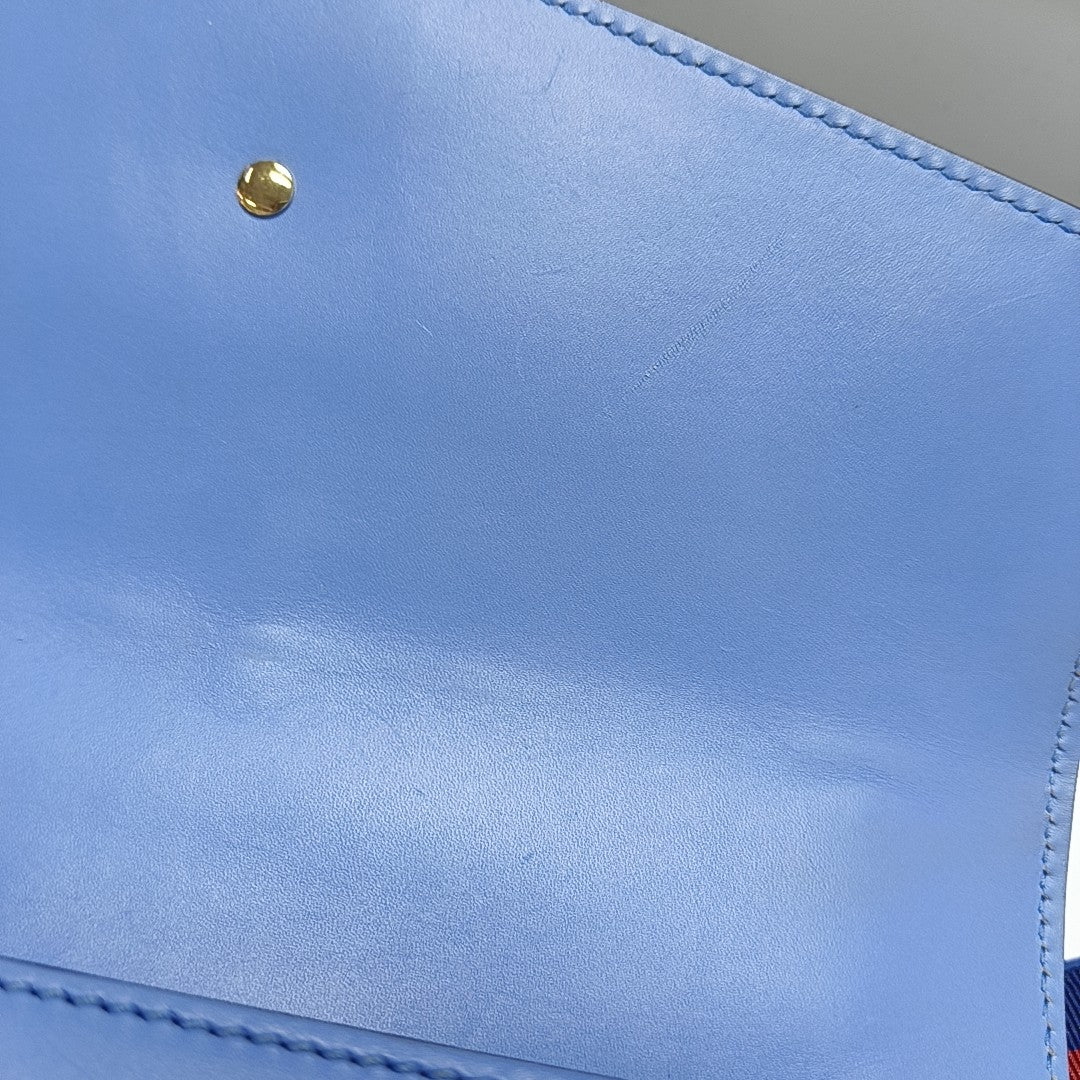 Sylvie Small Calfskin Blue