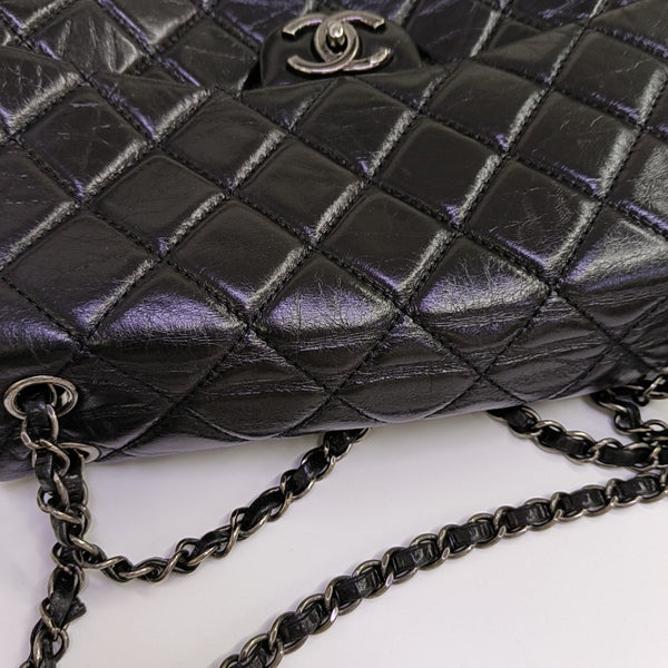 CLASSIC FLAP Small Quilted Calfskin Black