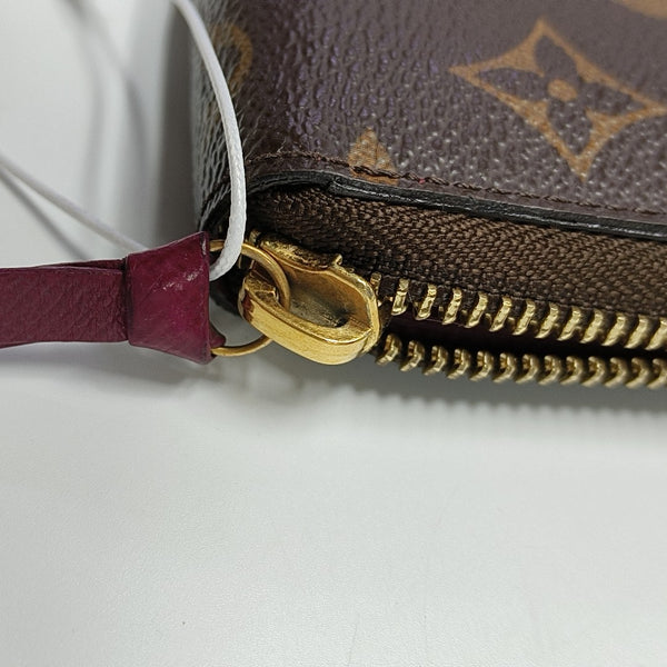 CLÉMENCE Monogram Coated Canvas Brown Wallet