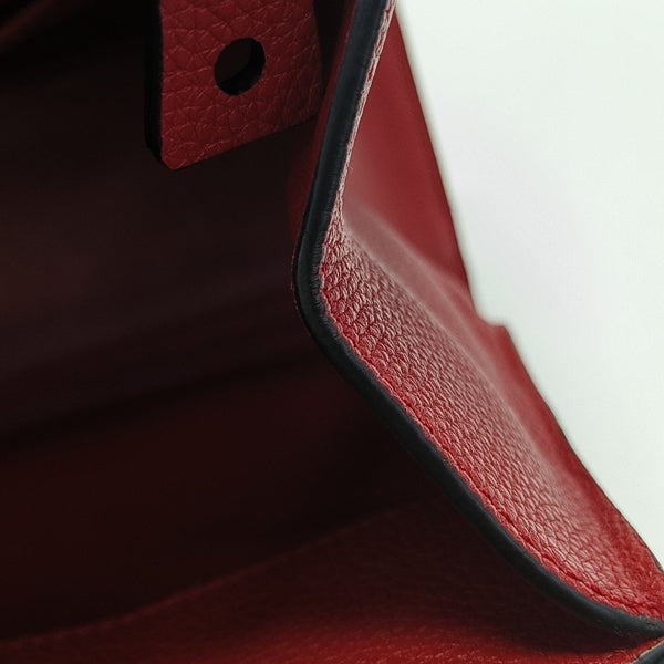 CITY STEAMER PM Calfskin Red