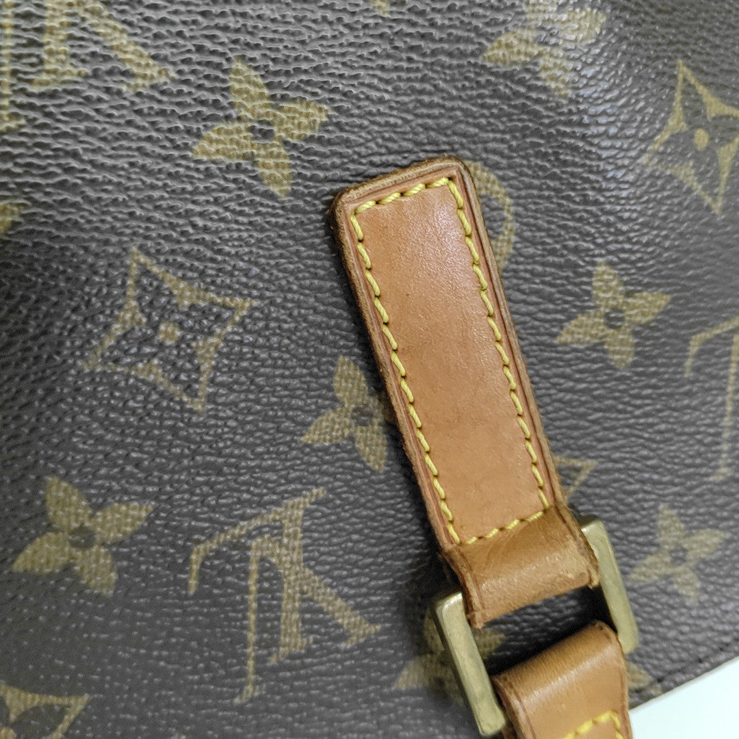 VINTAGE VAVIN GM Monogram Coated Canvas Brown