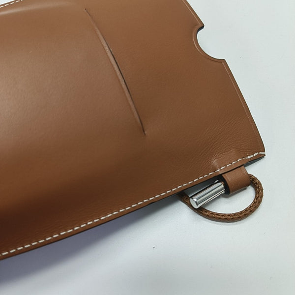Calfskin Shoulder Bag Brown