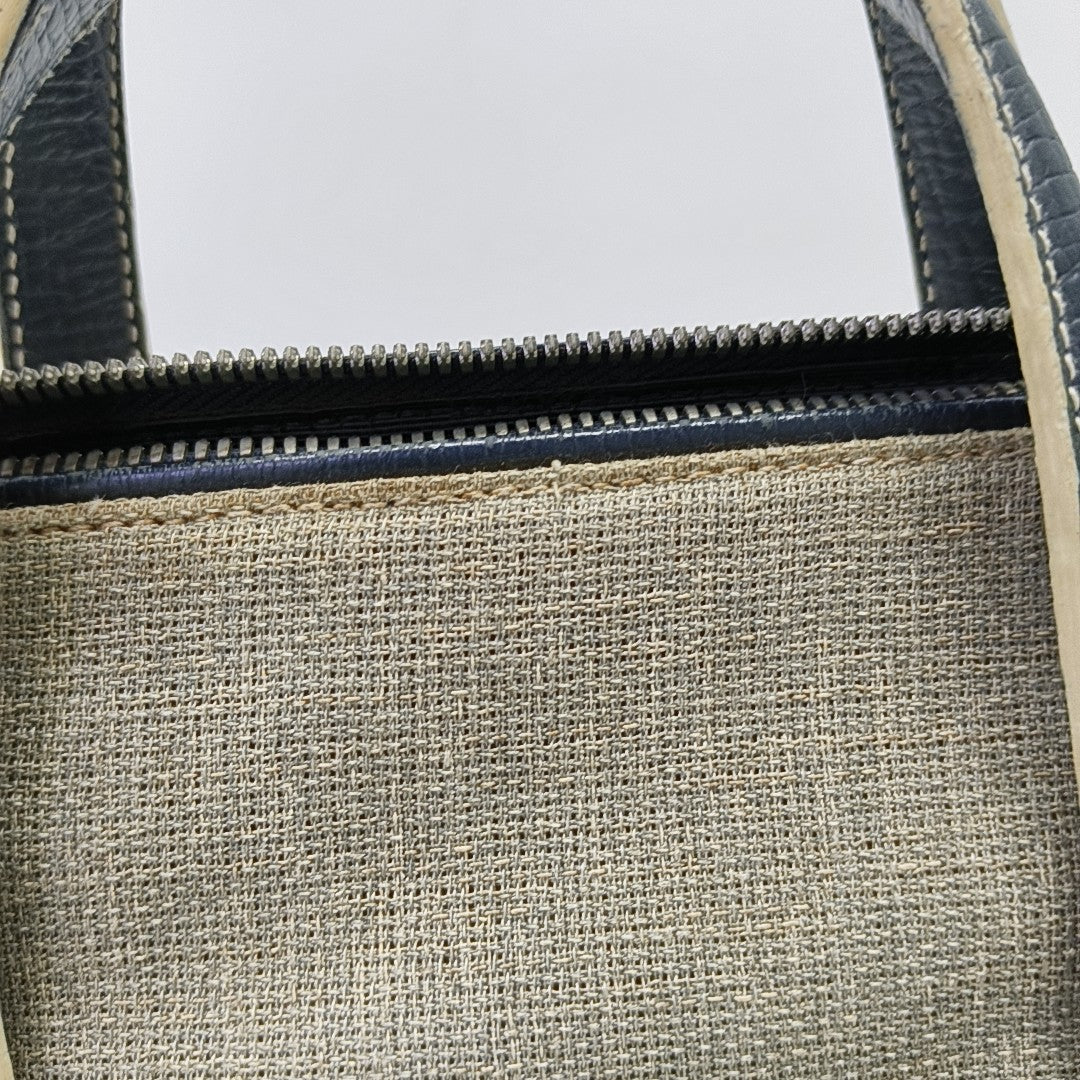 Fabric Top Handle Bag Gray
