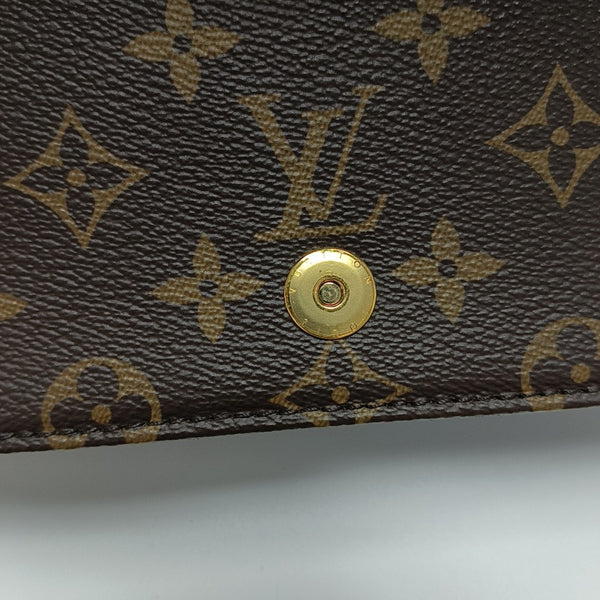 Lily Monogram Coated Canvas Brown