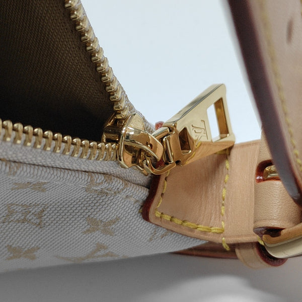 Monogram Fabric Top Handle Bag White