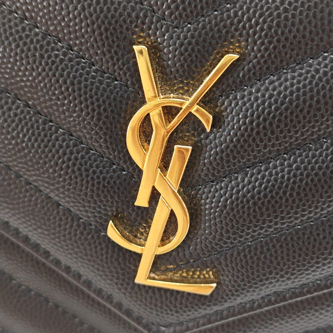 MONOGRAM WOC Chevron Calfskin Black