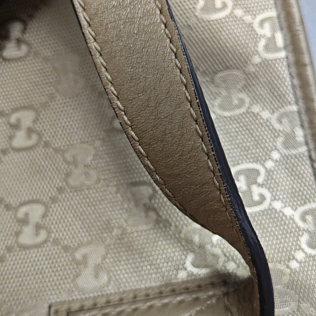 GG Imprime Monogram Coated Canvas Gold