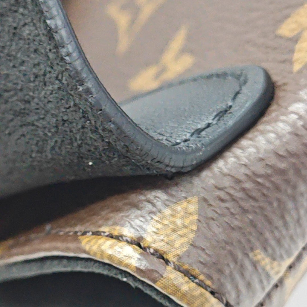 LOCKY BB Monogram Coated Canvas Brown