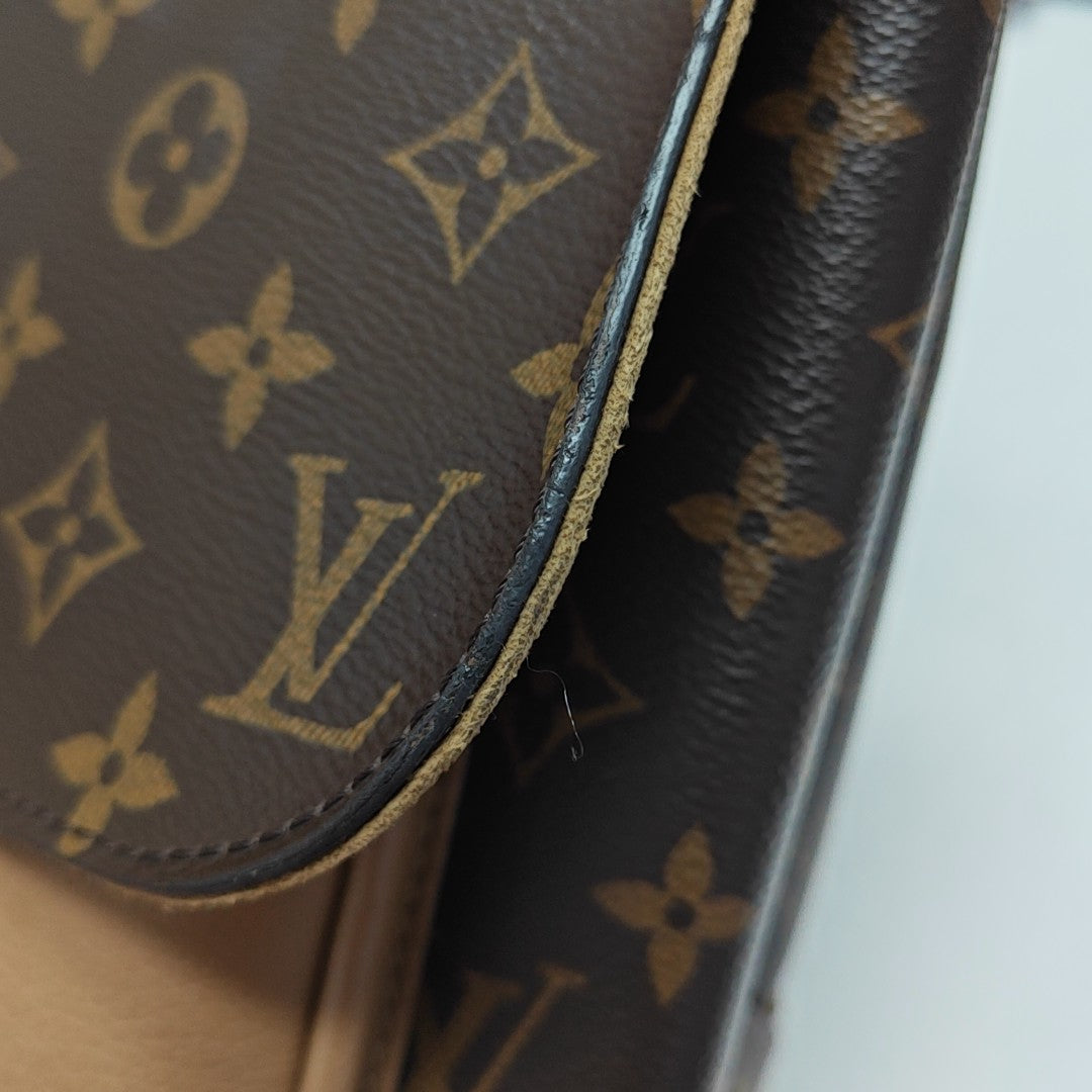 MARIGNAN Monogram Coated Canvas Brown