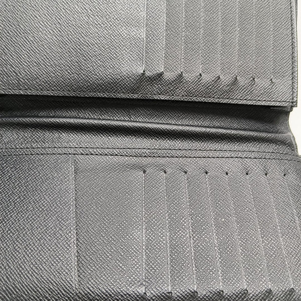 BRAZZA Damier Coated Canvas Blue Wallet
