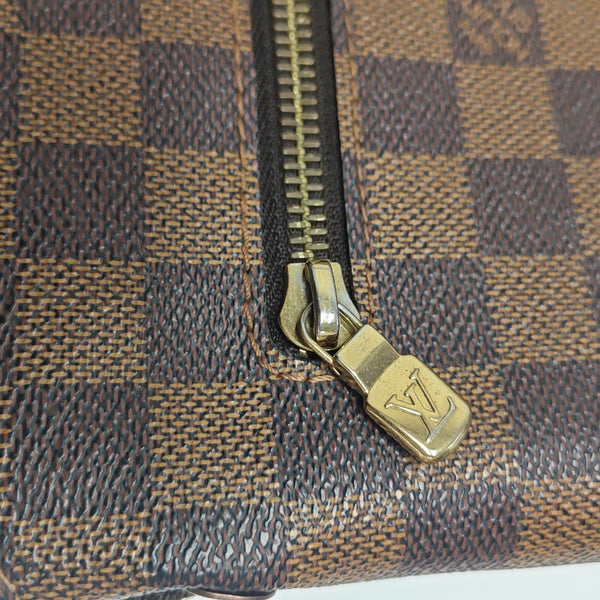 BROOKLYN Damier Ebene Coated Canvas Brown