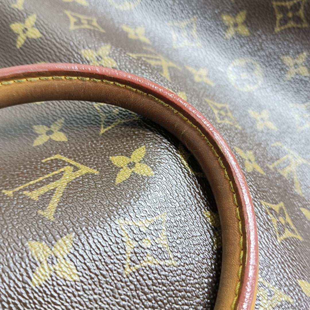 LOCKIT Monogram Coated Canvas Brown