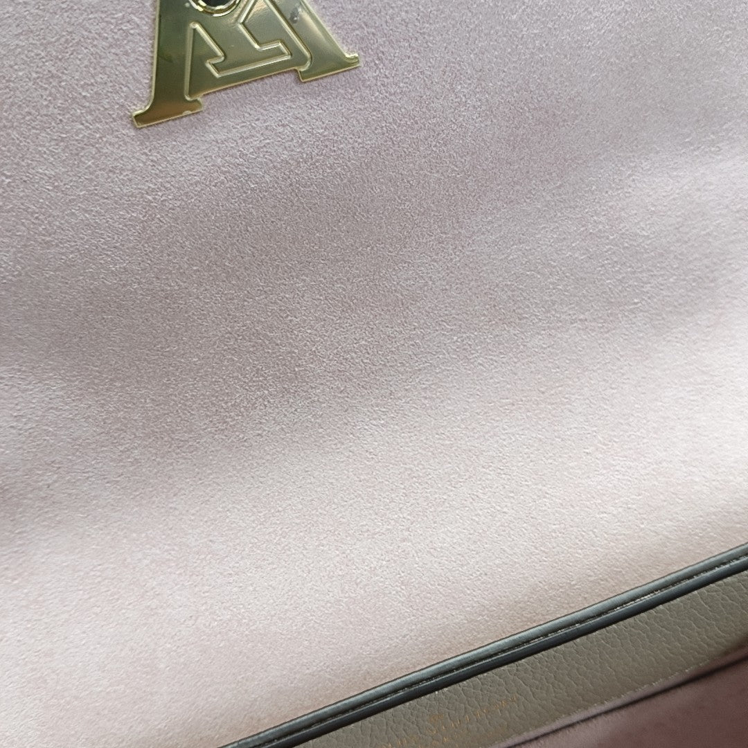 Calfskin Shoulder Bag Beige