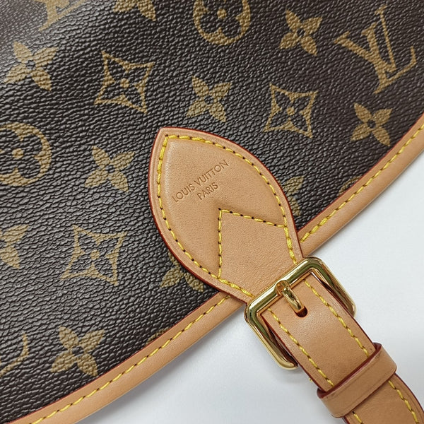 DIANE Monogram Coated Canvas Brown